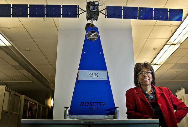 Claudia Alexander had a pioneering role in the Galileo mission and was NASA’s scientist on the international Rosetta project. Gina Ferazzi / Los Angeles Times