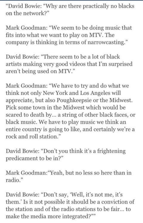 david bowie in conversation