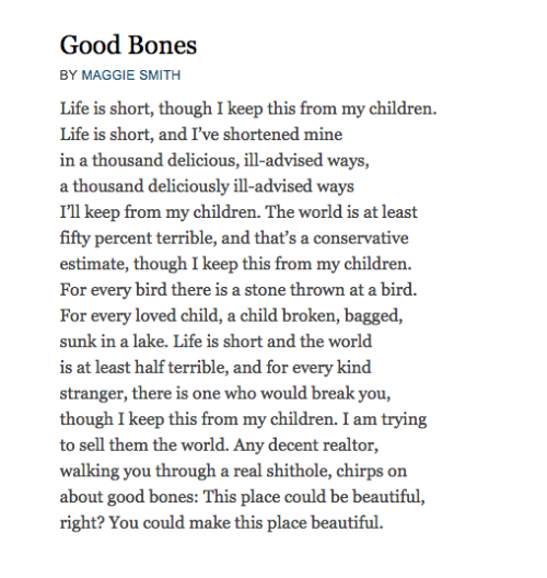 good bones