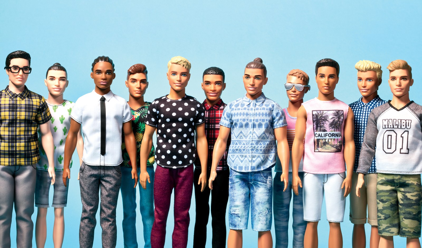 ken dolls of the future. courtesy of gq.