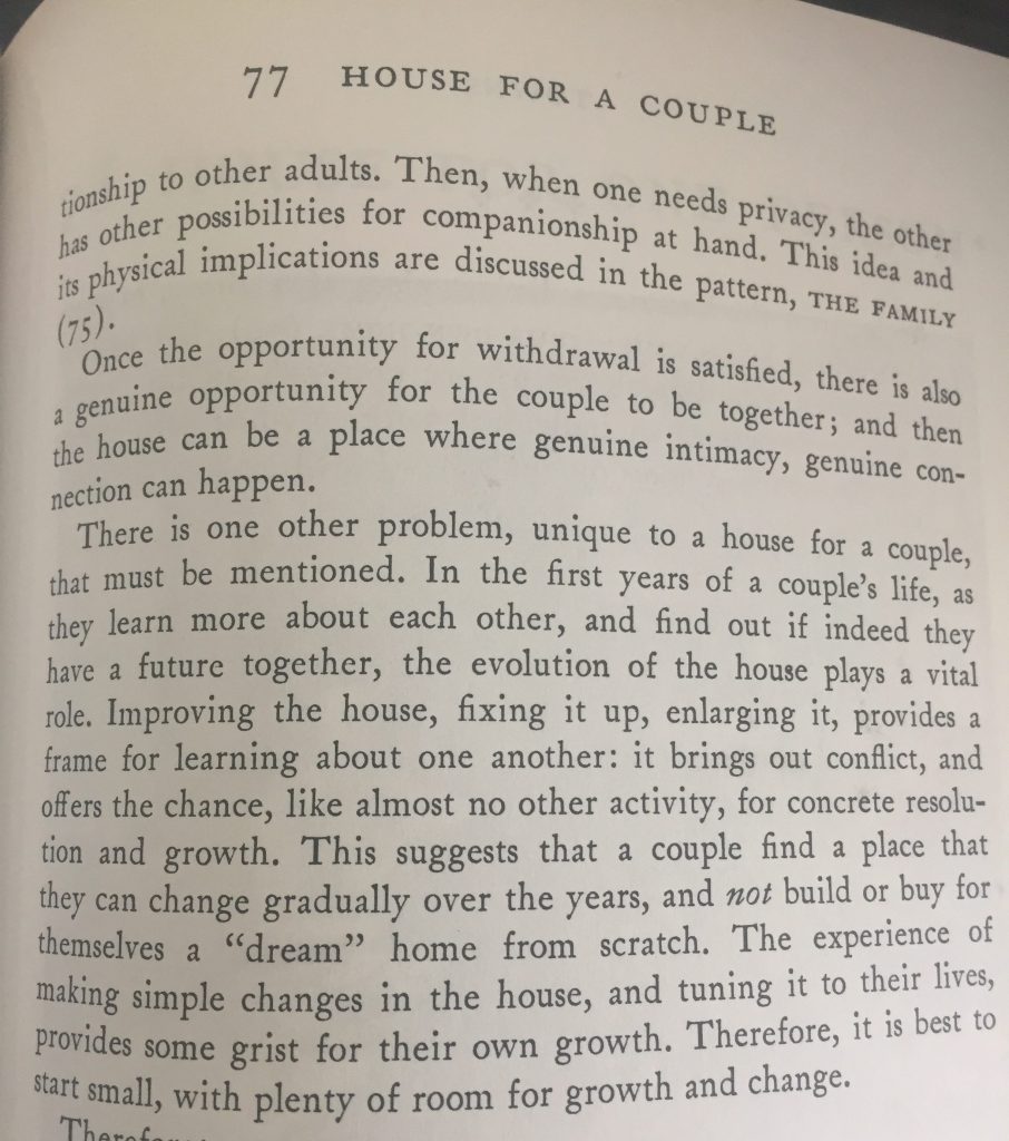 house for a couple