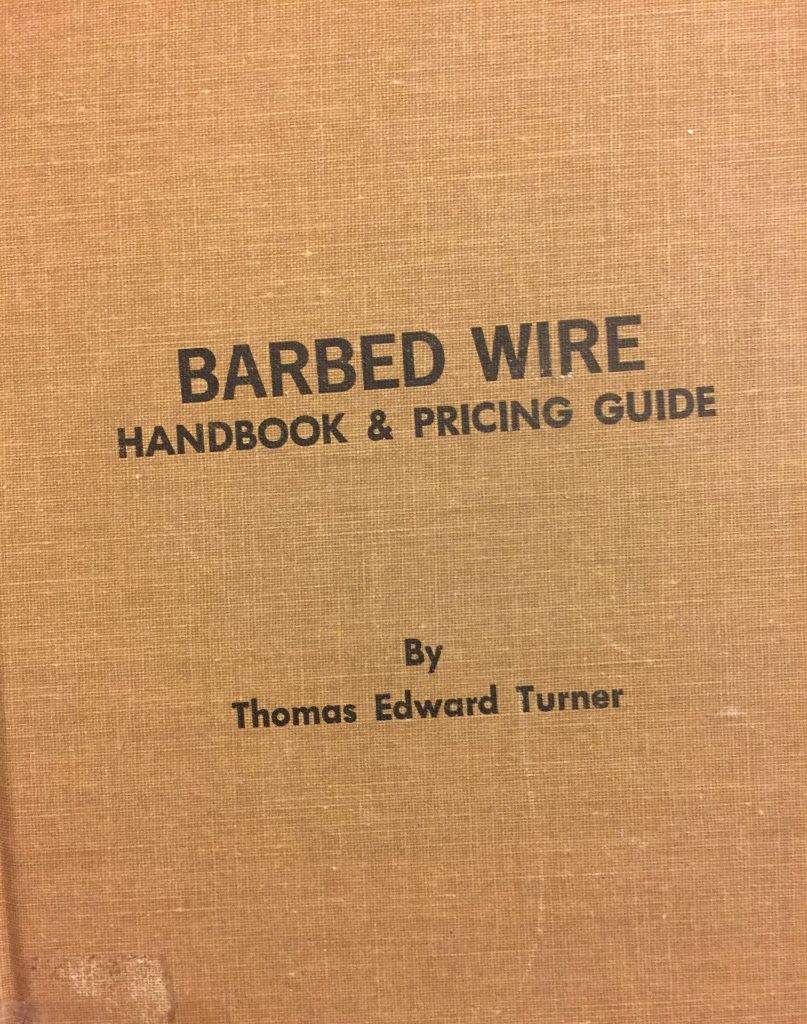 barbed wire handbook by thomas edward turner