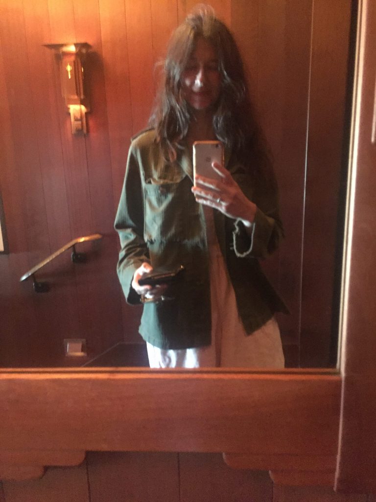 me at chez panisse, a 100% happy