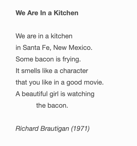 we are in a kitchen