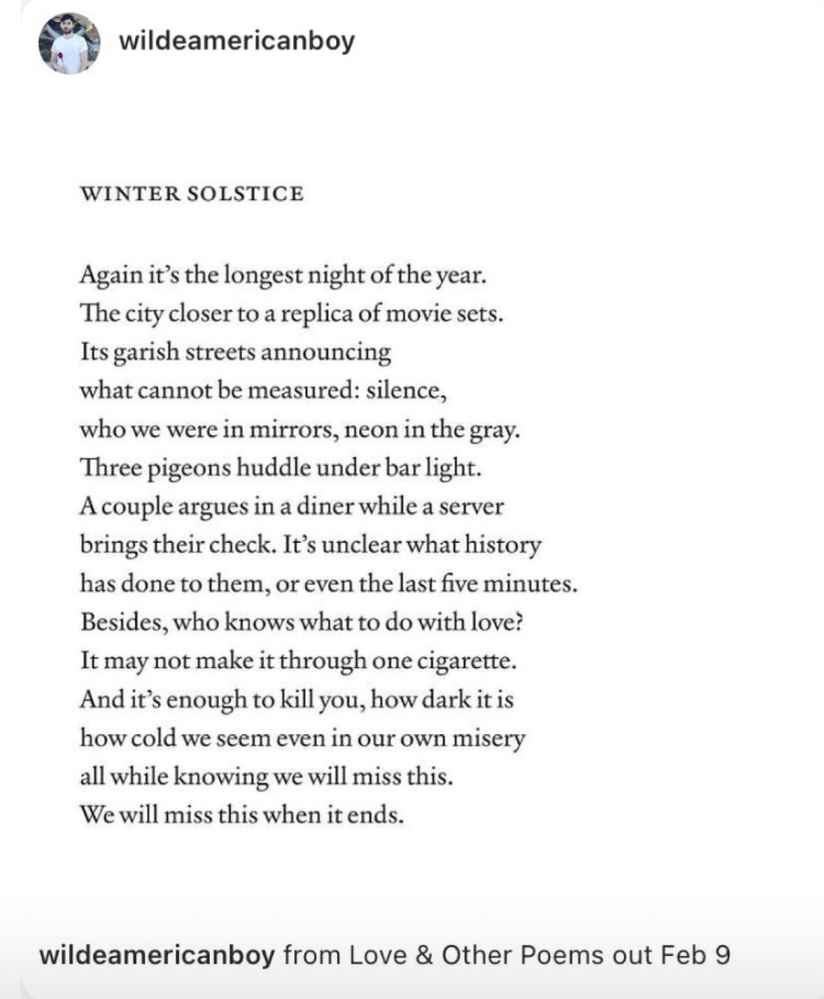 winter solstice by alex dimitrov