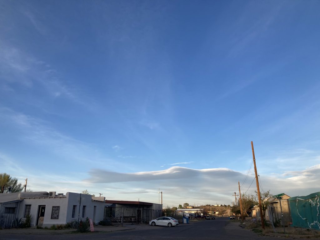 sky in marfa, april 11, 2021