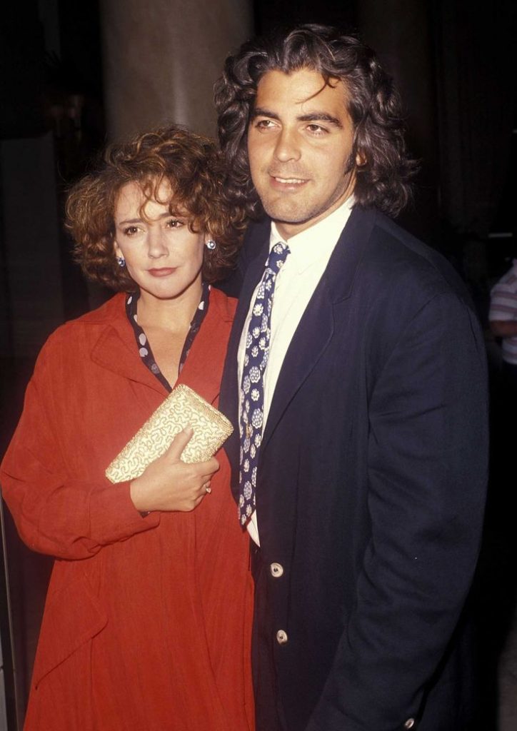 talia balsam and george clooney, date and photographer unknown